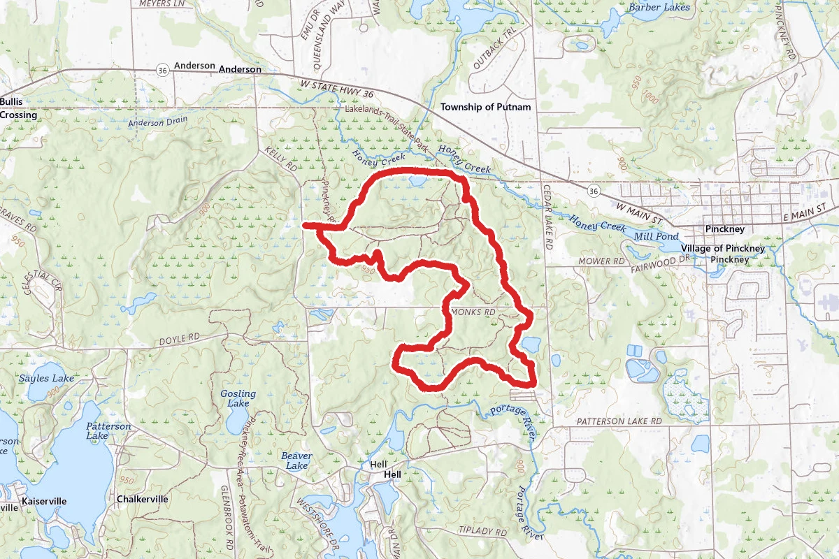 Pinckney State Recreation Area North Loop