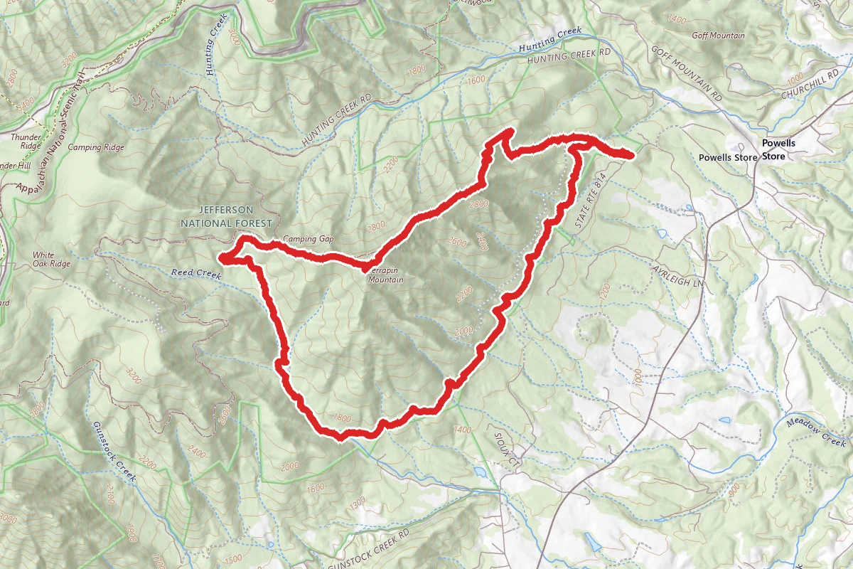 Terrapin Mountain Trail