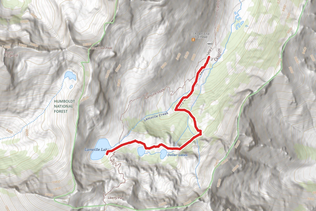 Lamoille Lake Trail
