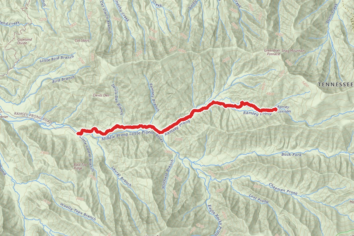 Ramsey Cascades Trail