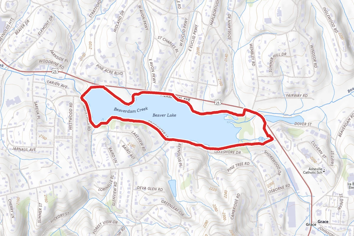 Beaver Lake Perimeter Trail Loop