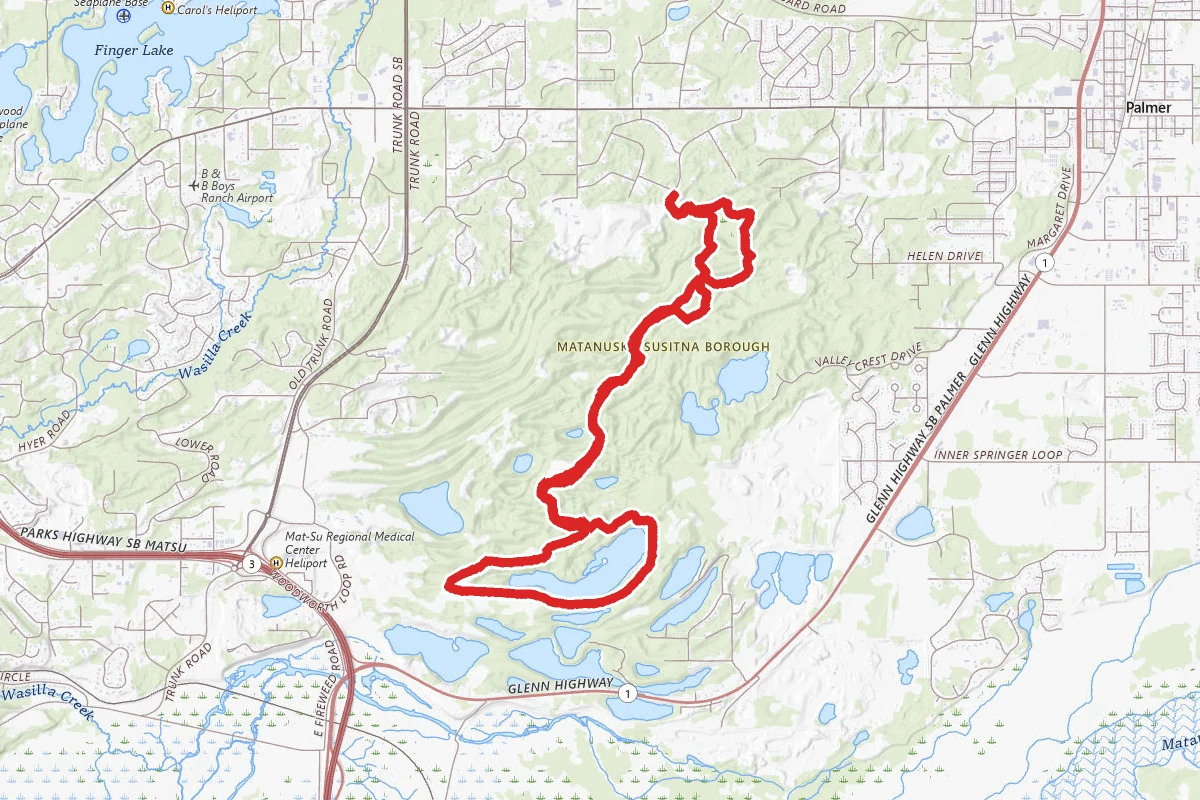 Crevasse Moraine Trail