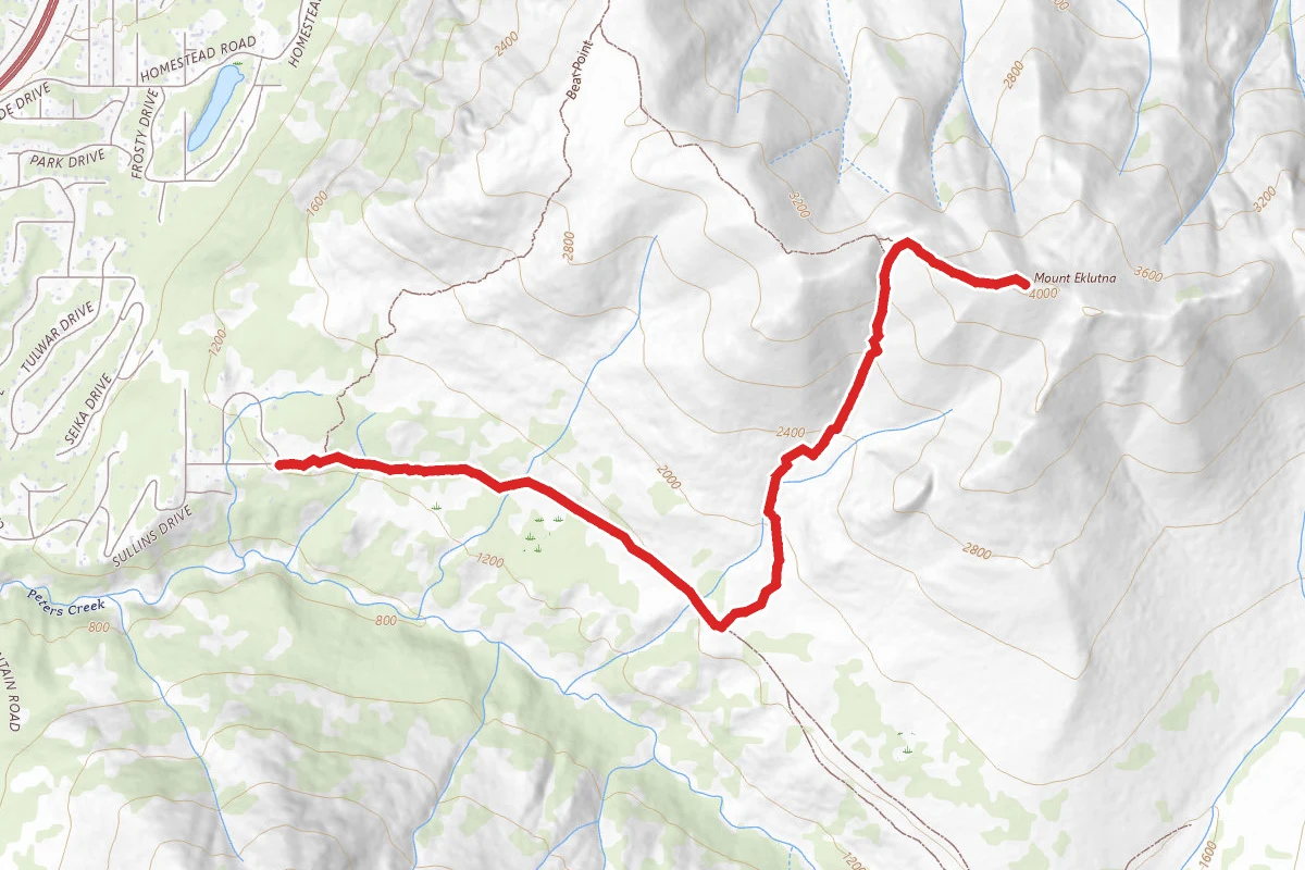 Mount Eklutna via Peters Creek Valley Trail