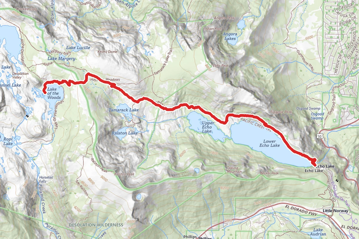 Lake of the Woods via Pacific Crest Trail