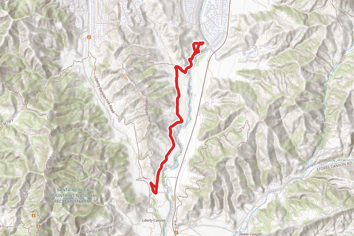Las Virgenes Fireroad Trail