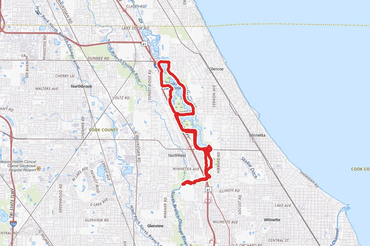 Skokie Lagoon Trail