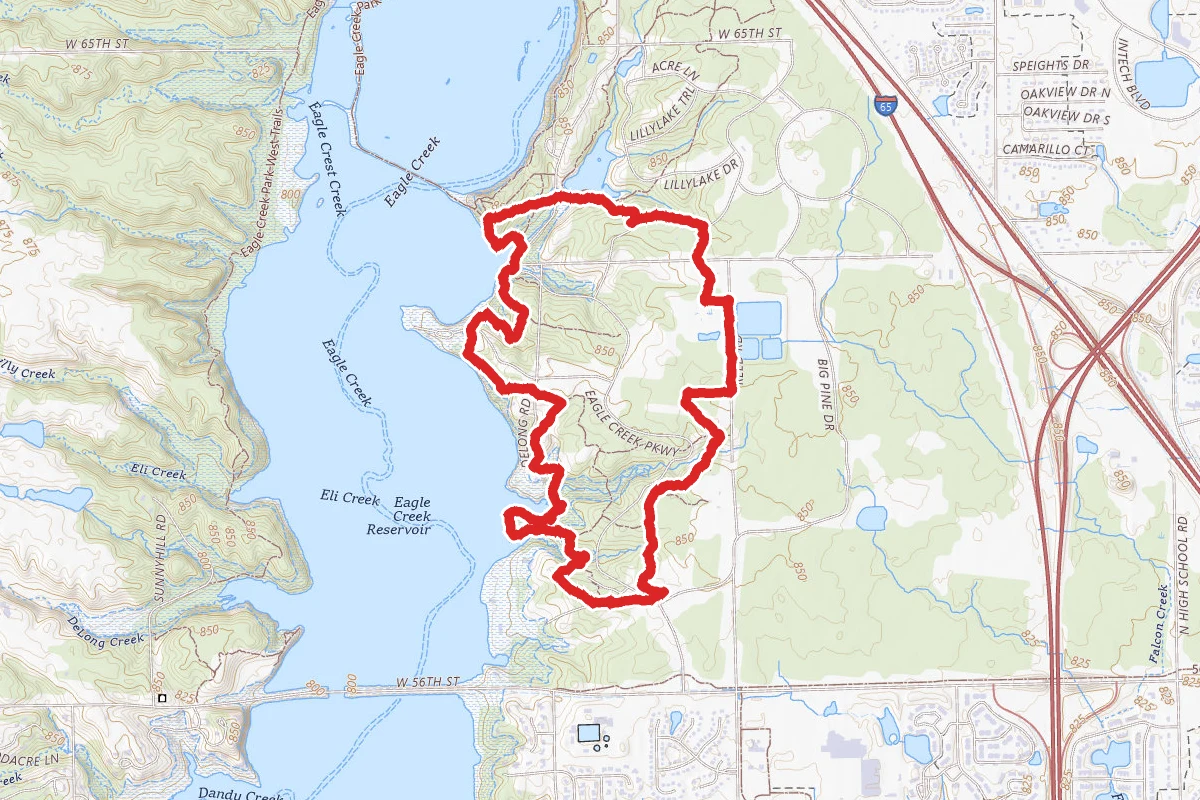 Eagle Creek Red Trail Short Loop