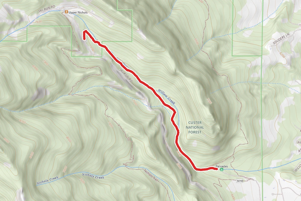 Willow Creek Trail No. 105