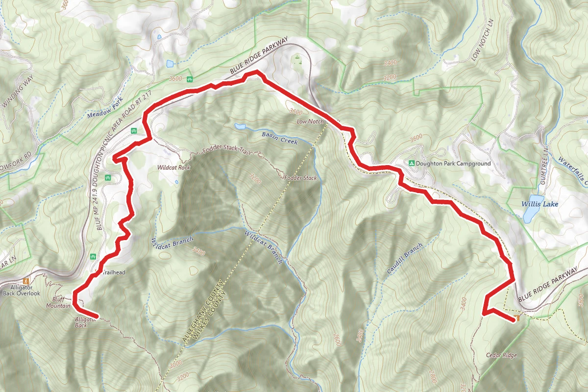 Bluff Mountain Trail