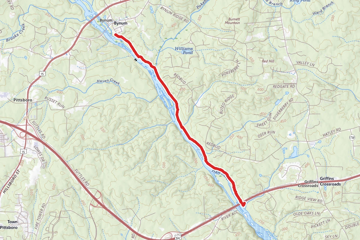 Lower Haw River Trail