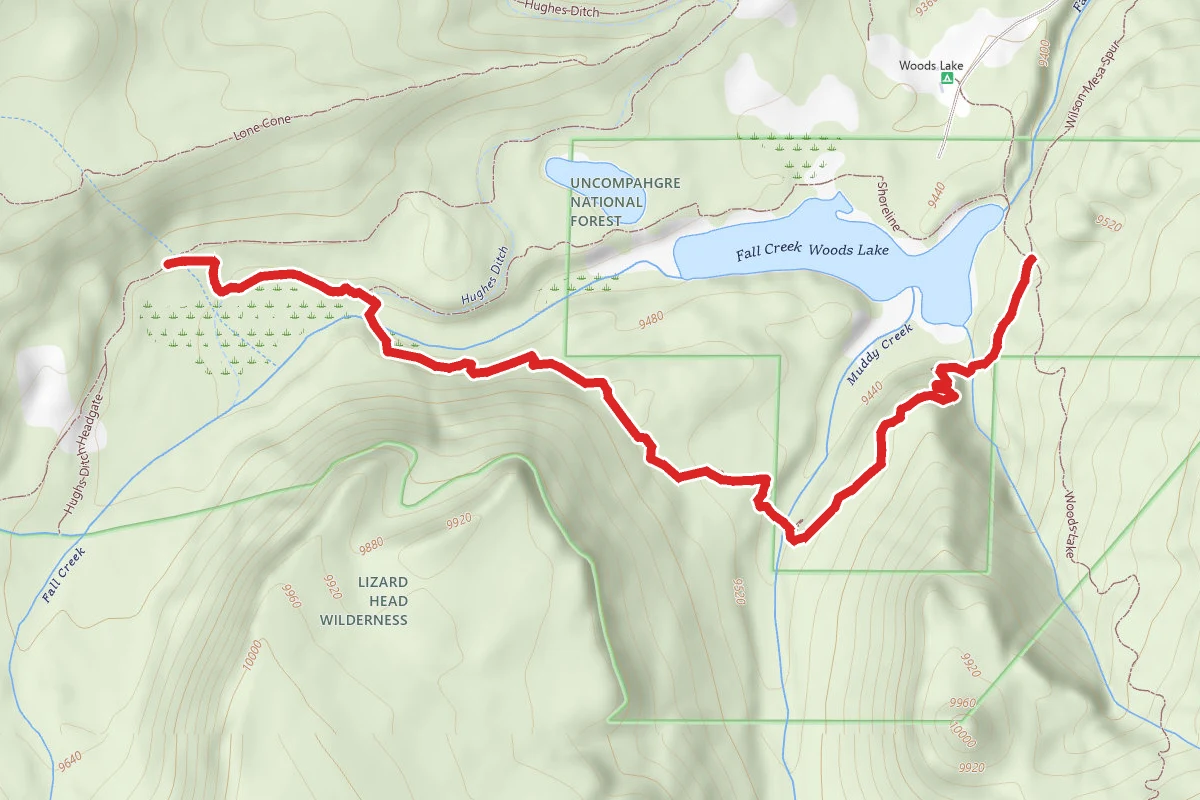 Lone Cone Connector Trail