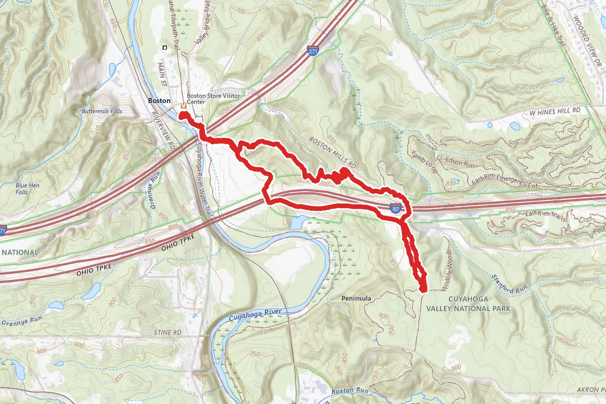 Buckeye Trail and Ohio & Erie Canal Towpath Loop
