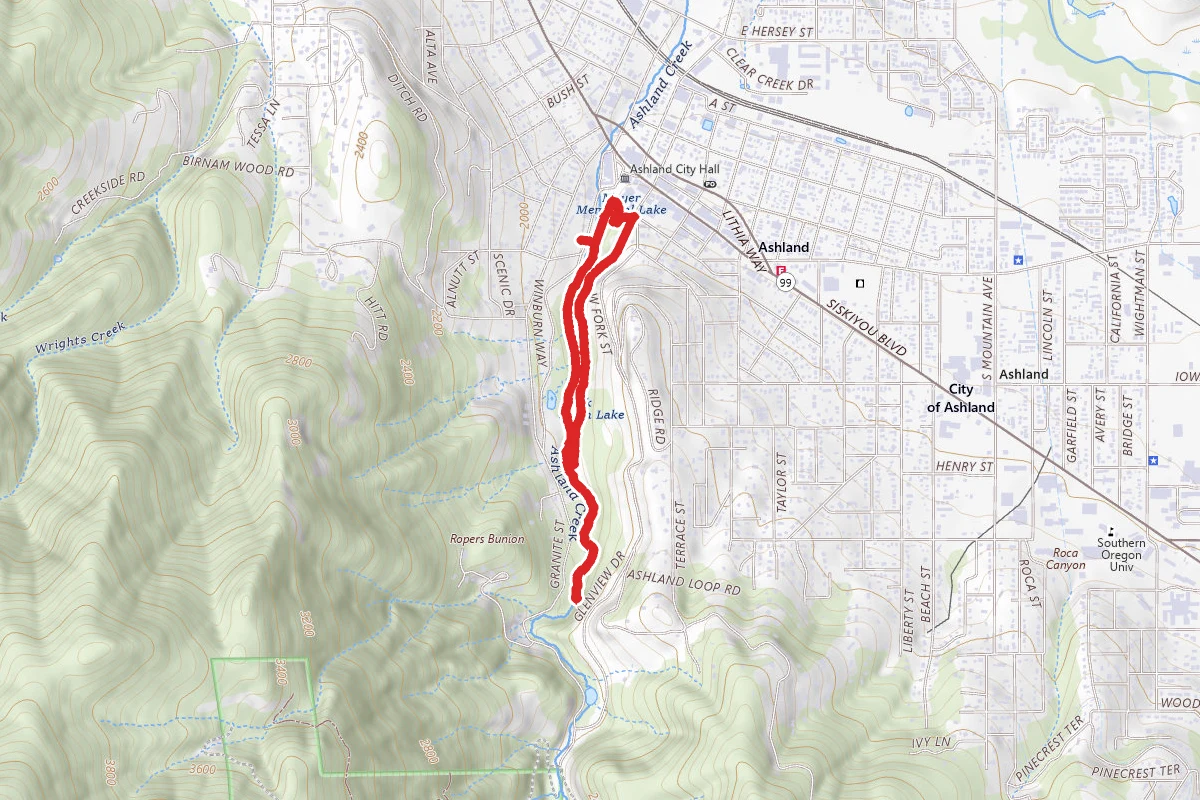 Lithia Park Loop