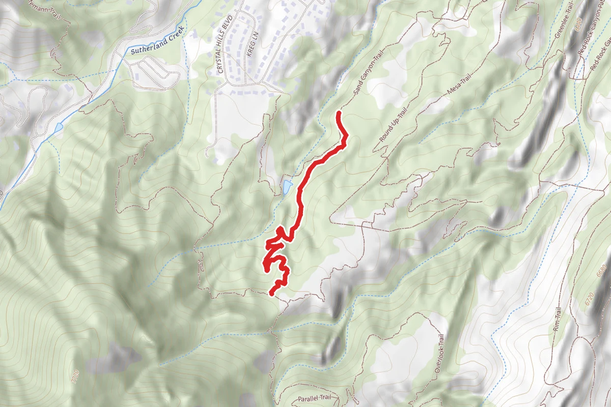 East Fork Sand Canyon Trail