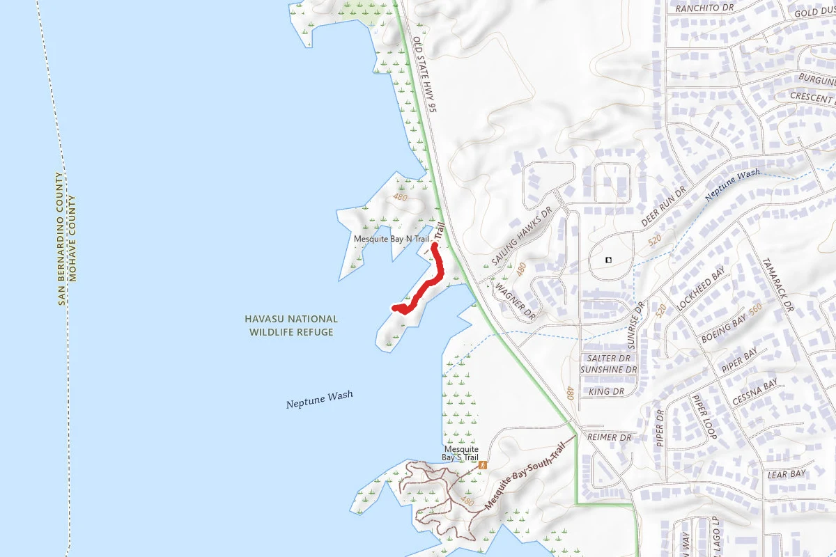 Mesquite Bay North Trail