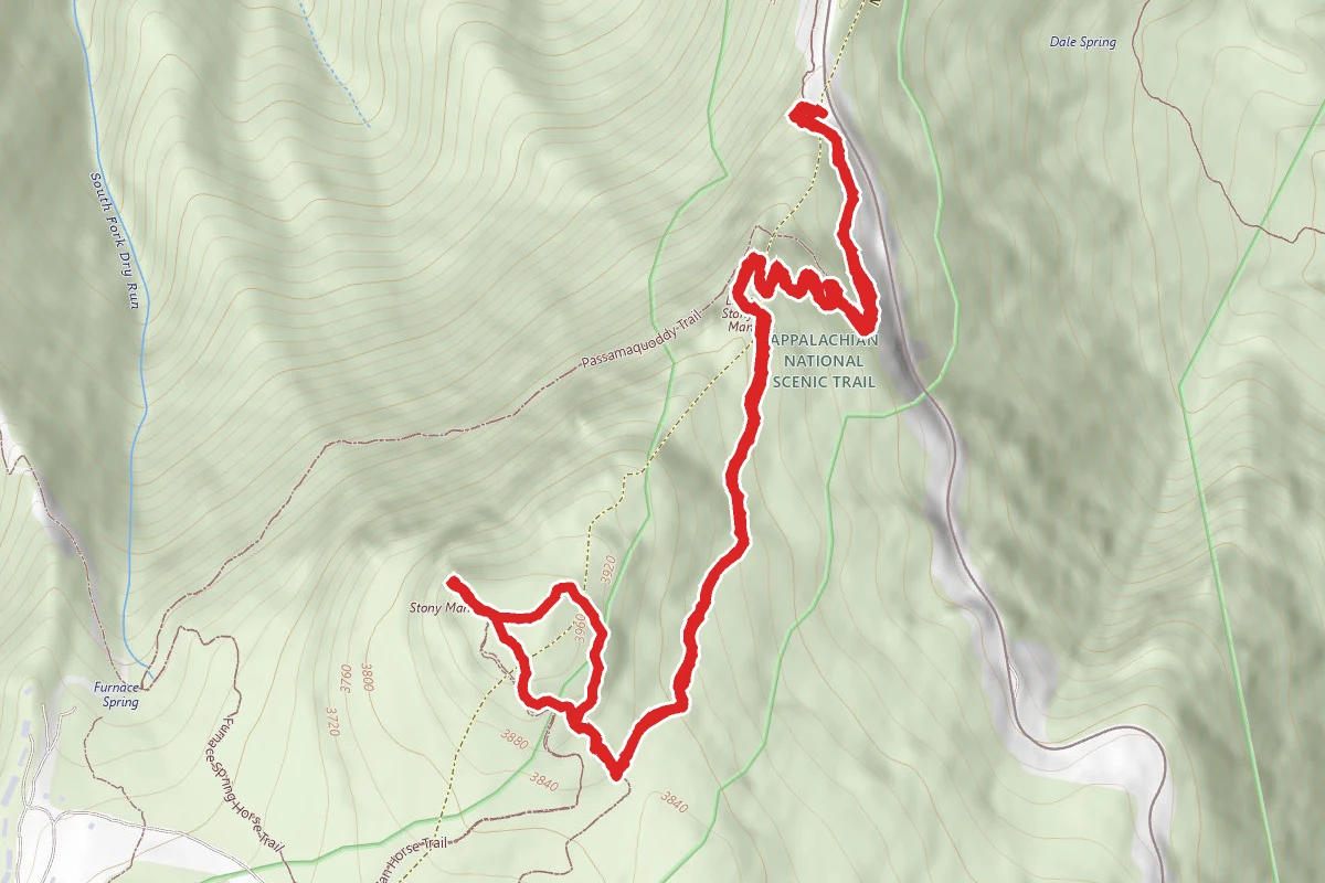 Little Stony Man to Stony Man Loop via Appalachian Trail