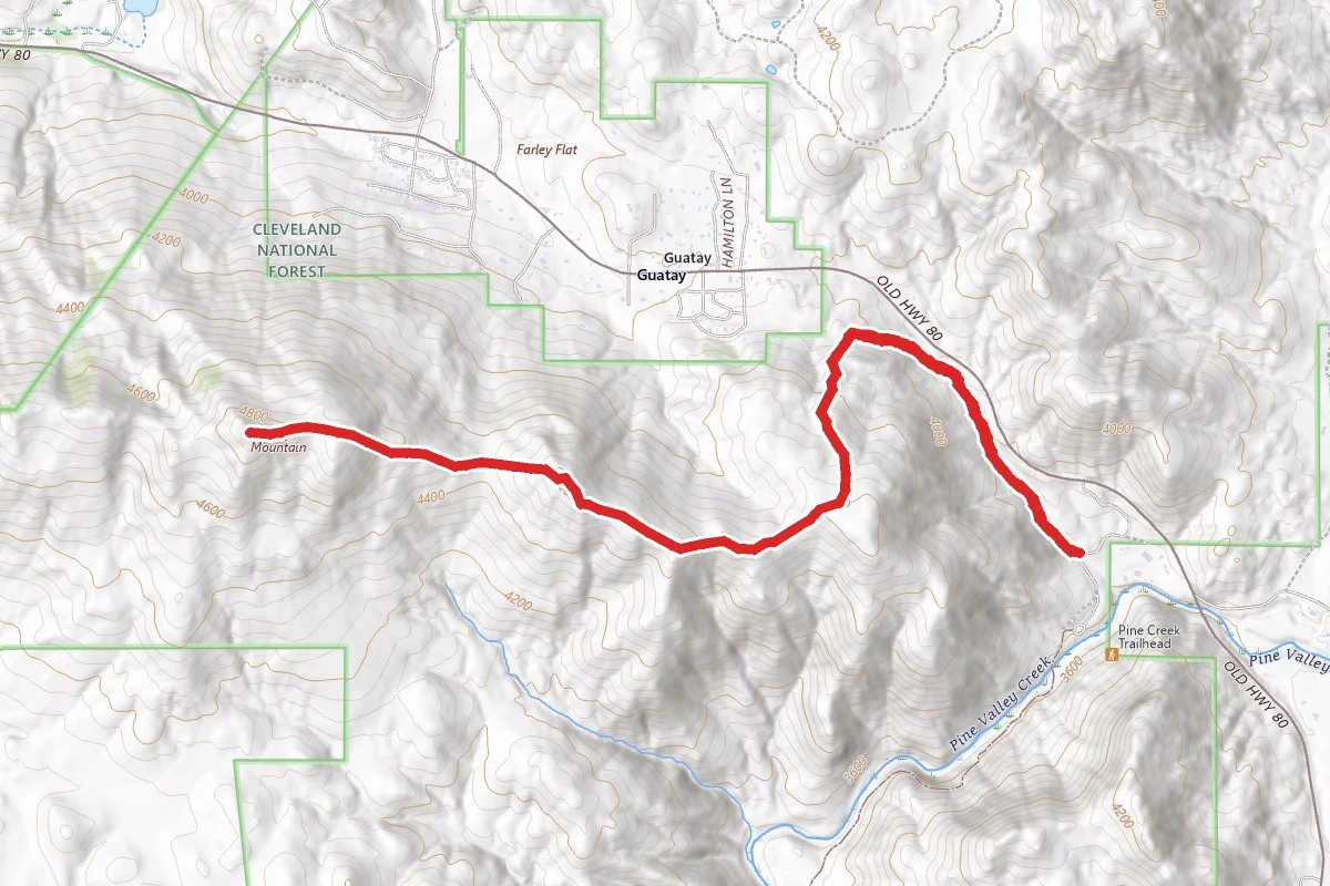 Guatay Mountain Trail
