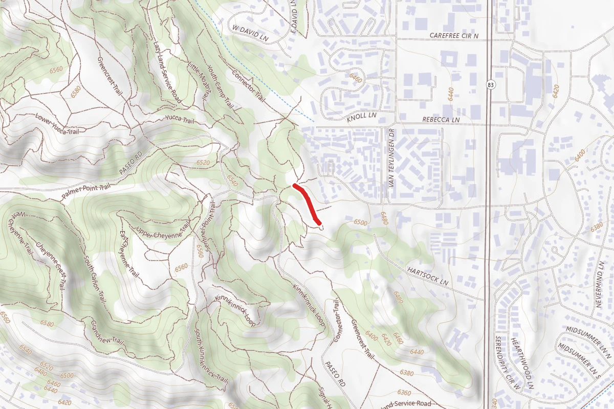 Pawnee Ridge Service Road