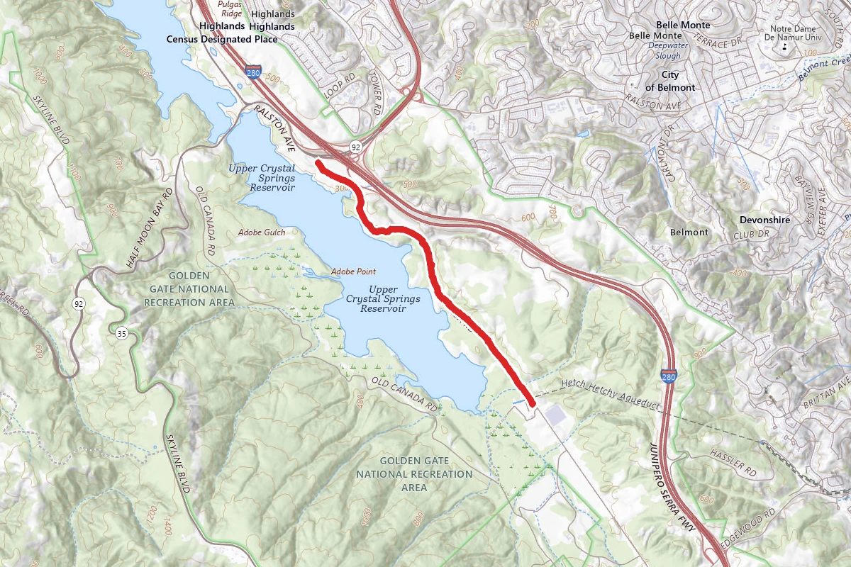 Crystal Springs and Dean Trail
