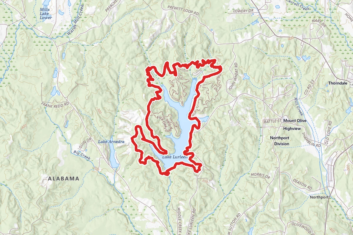Lake Lurleen via Tashka Trail