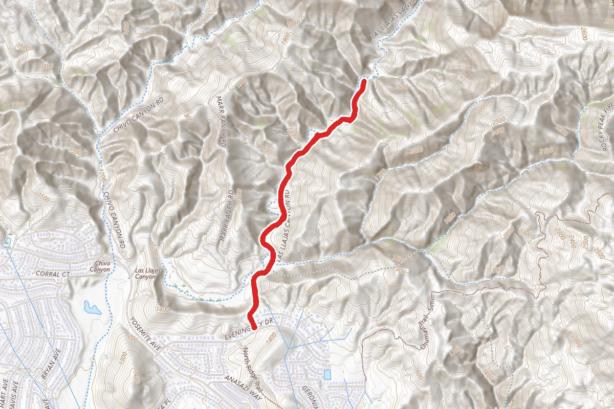 Las Llajas Canyon Trail