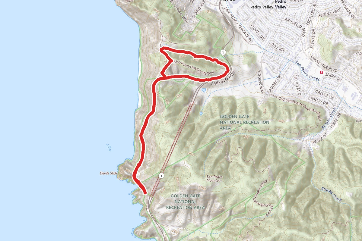 Pedro Point via Devil's Slide Trail