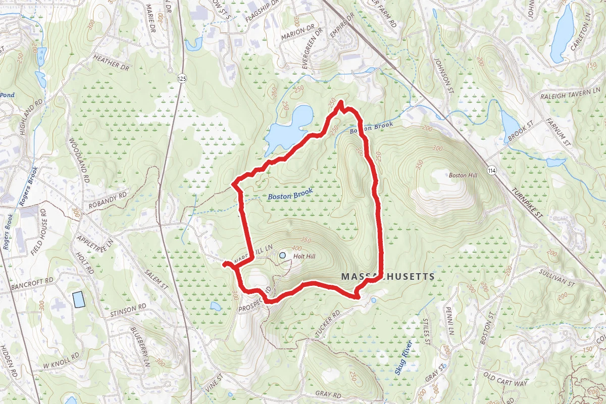 Old Prospect Road to Ward Trail Loop