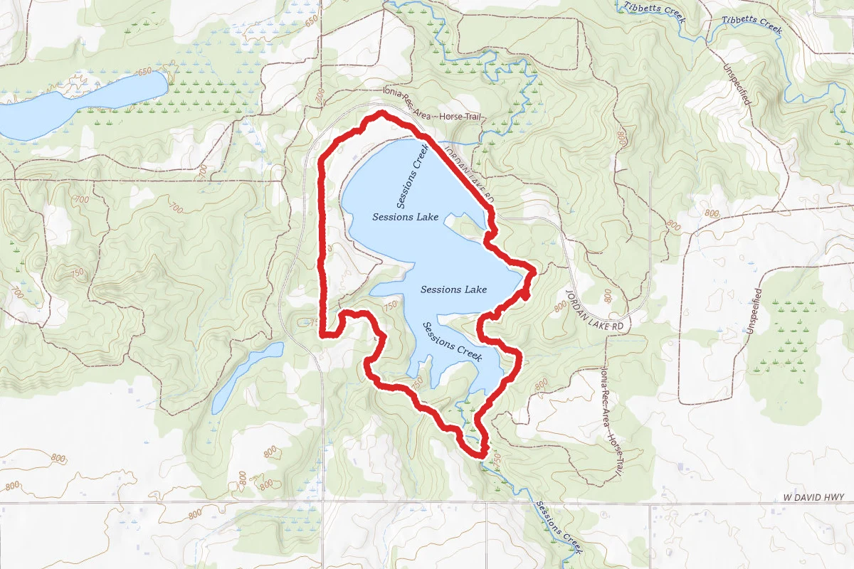 Sessions Lake Trail