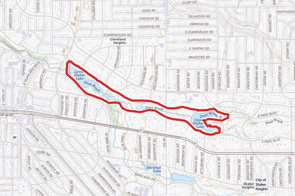 Shaker Lakes Trail
