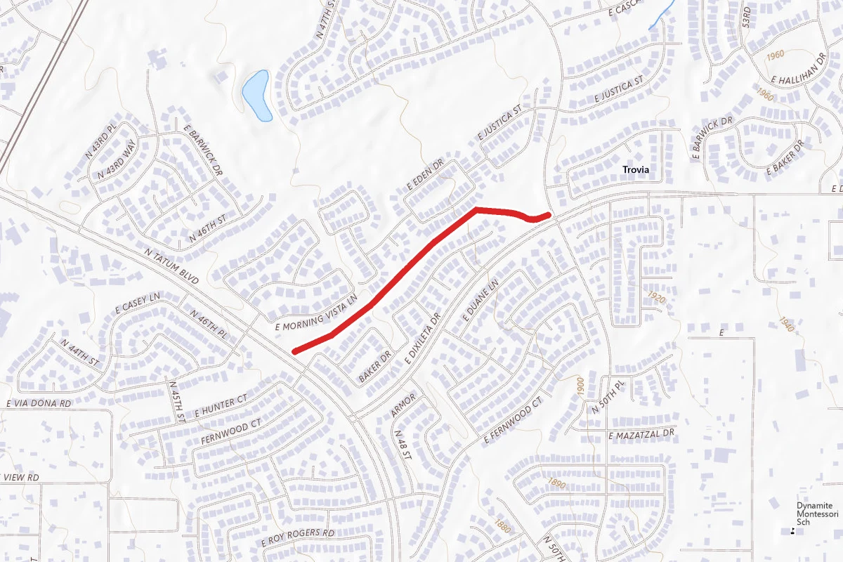 Dixileta Drive Wash Trail