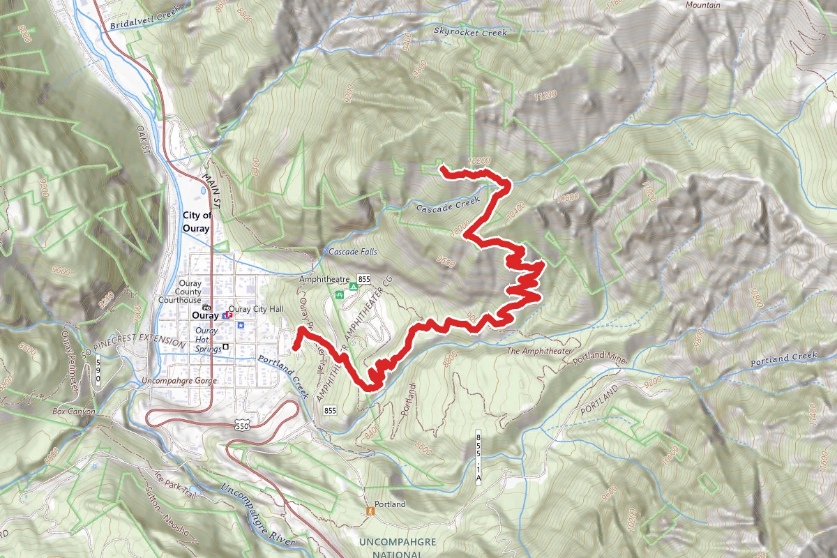 Upper Cascade Falls Trail