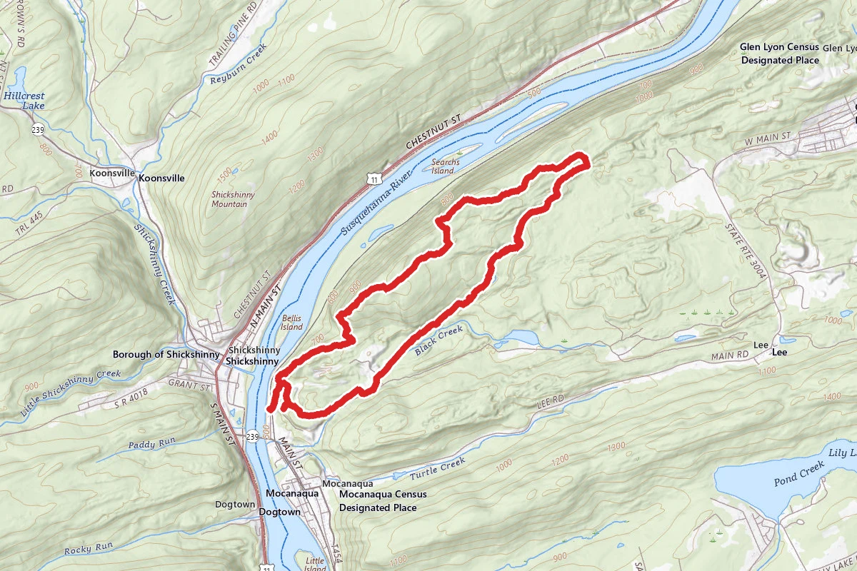 The Mocanaqua Loop Trail