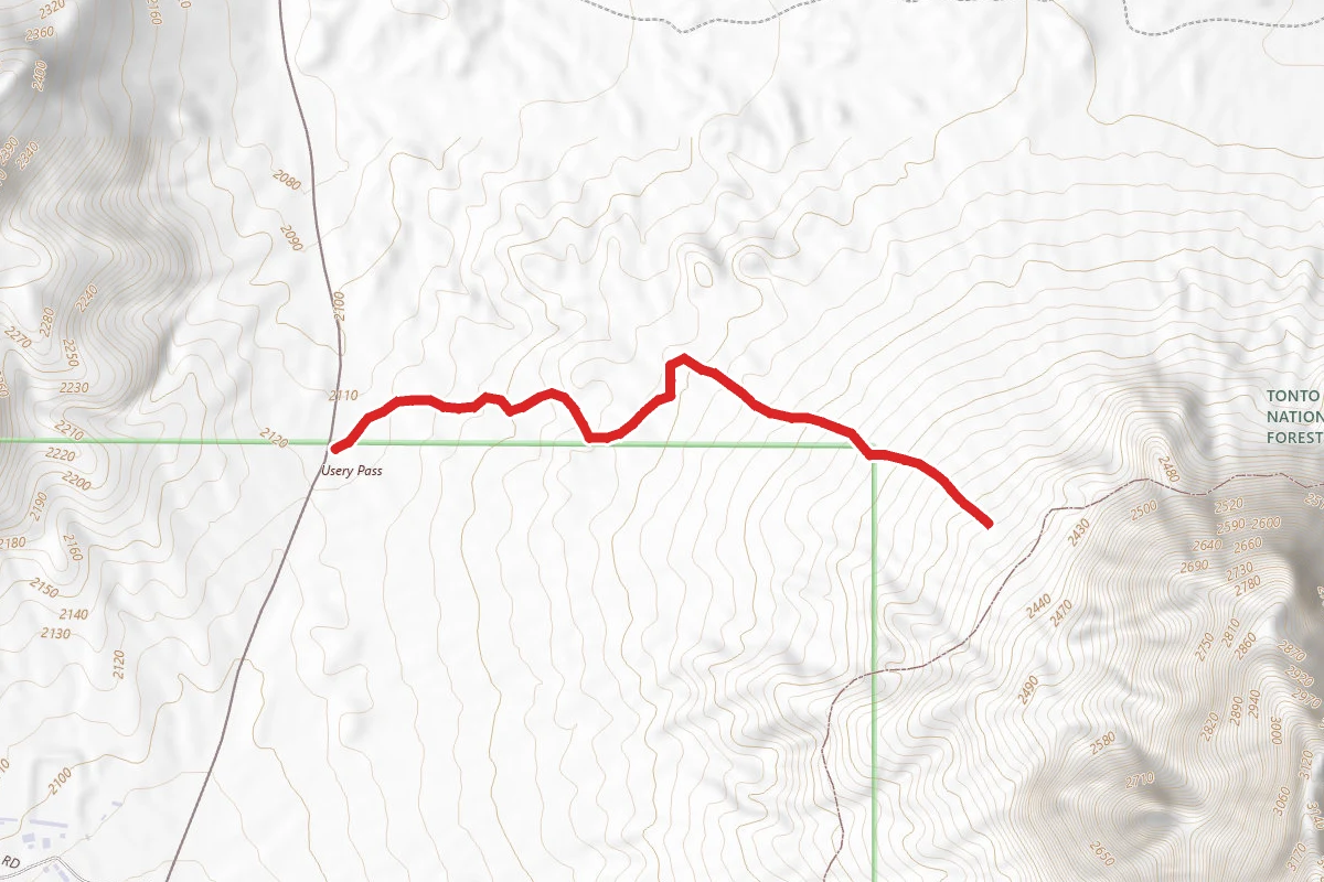 Usery Mountain Pass Bypass Trail