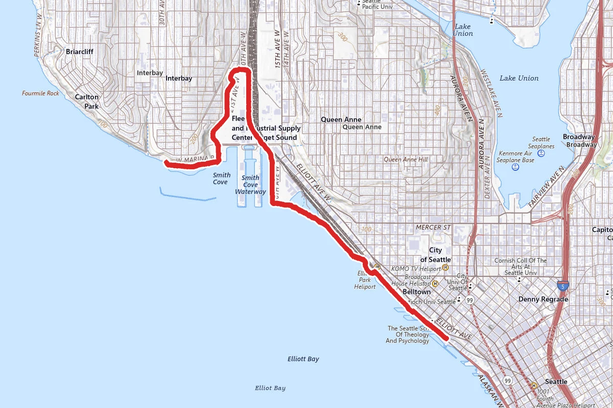 Seattle Waterfront Pathway
