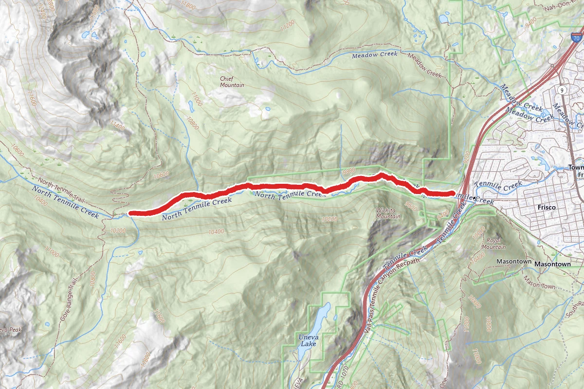 North Ten Mile Creek Trail