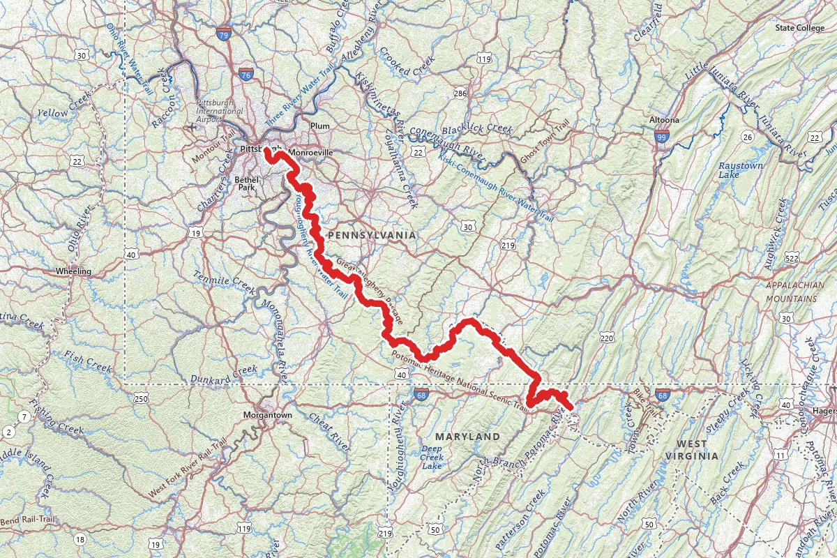 Great Allegheny Passage (Allegheny Highlands Trail)
