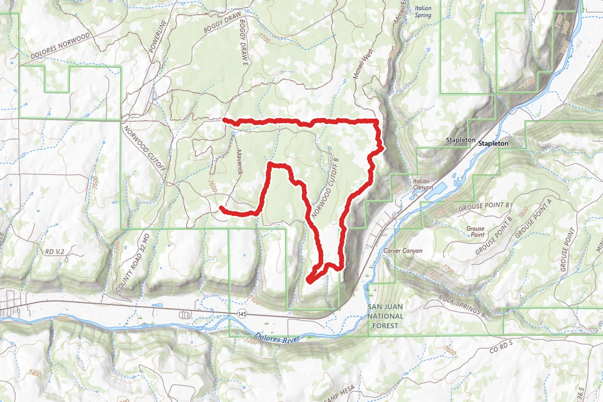 Italian Canyon Trail