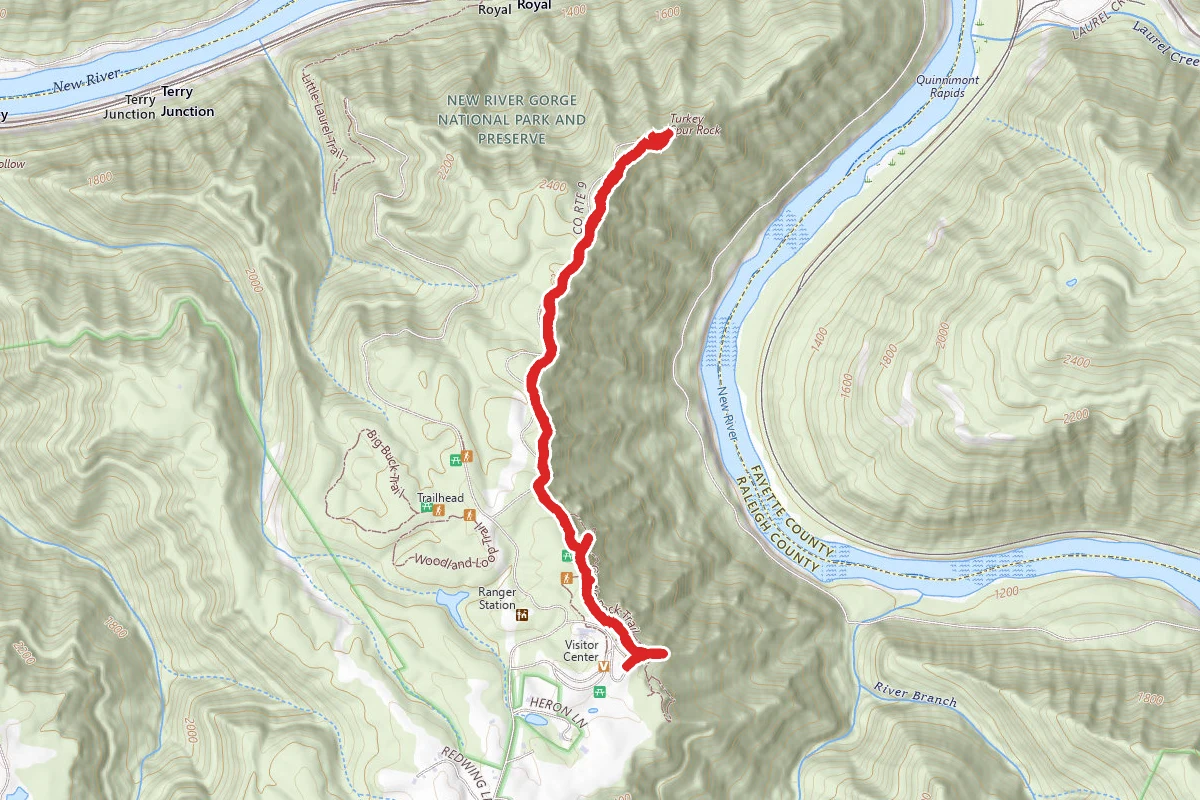 Grandview Rim Trail to Turkey Spur Rock