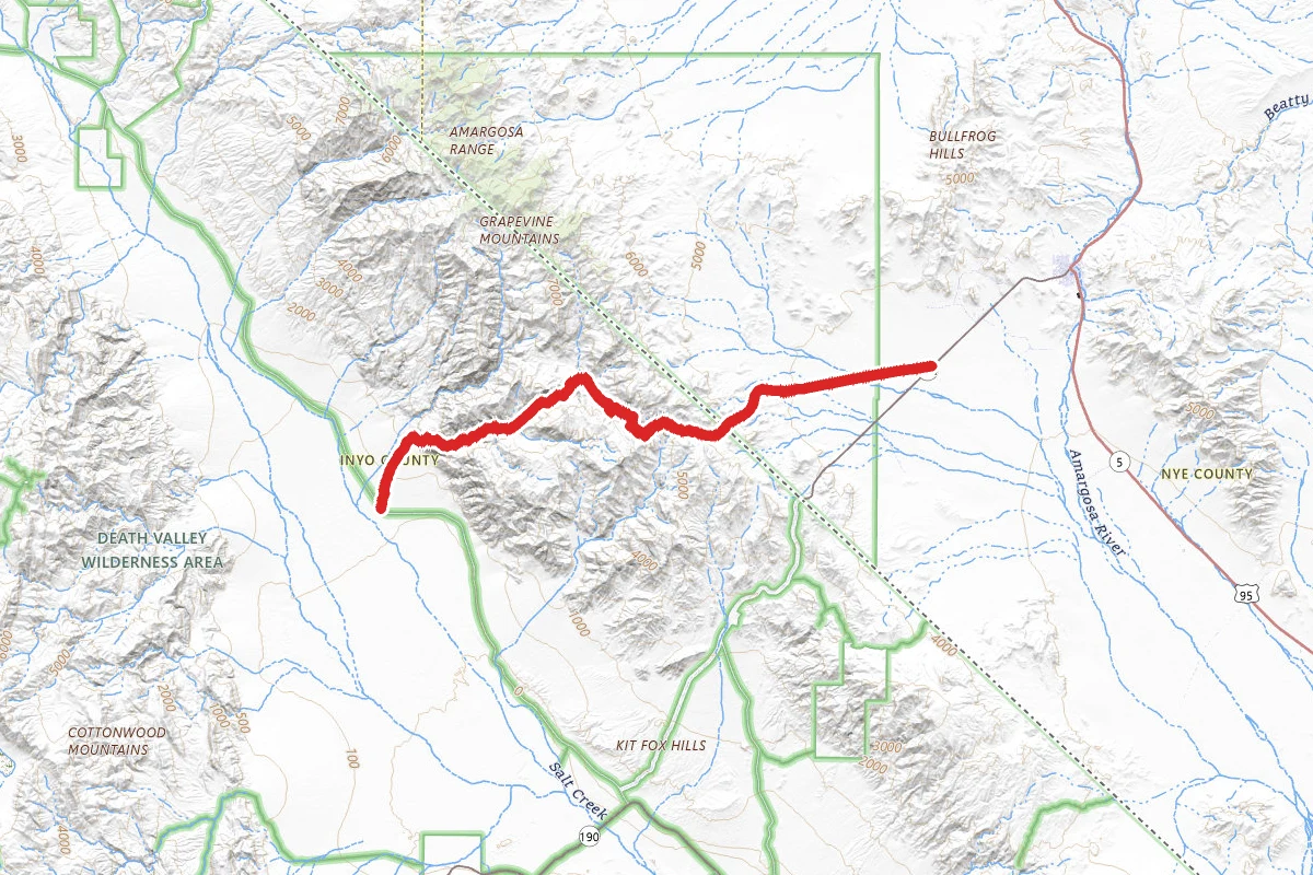 Titus Canyon Road