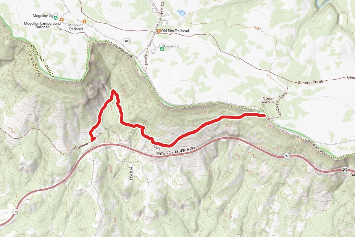 Military Sinkhole Trail