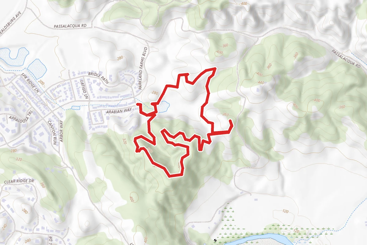 Nancy's Ridge and All-The-Oaks Loop