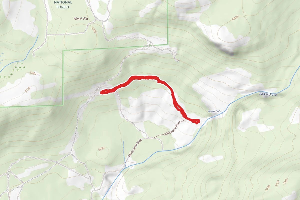 Bassi Falls Short Route