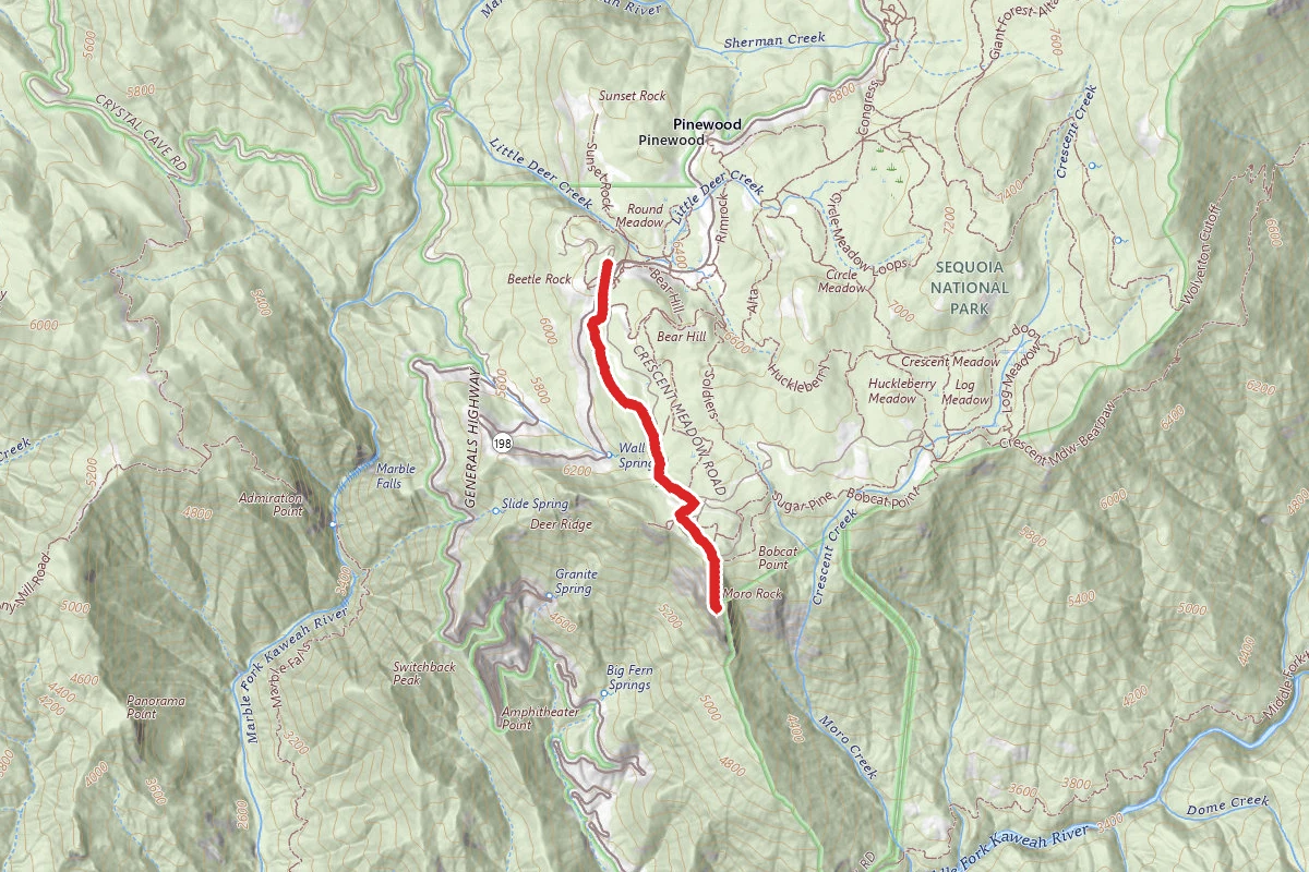 Moro Rock Full Trail