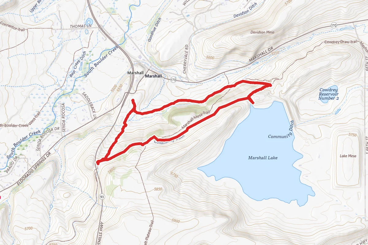 Mesa Valley, Cowdrey Draw and Coal Seam Loop