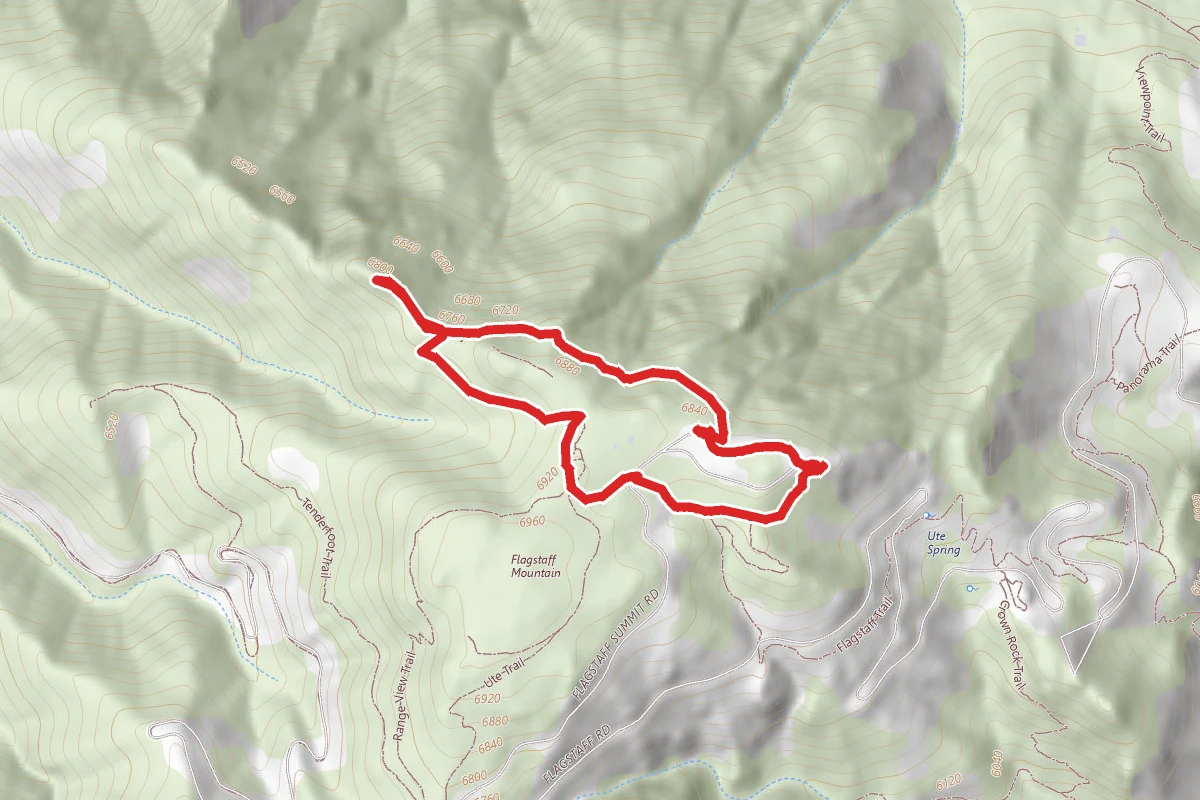 Boy Scout Trail, May's Point, Flagstaff Trail Loop