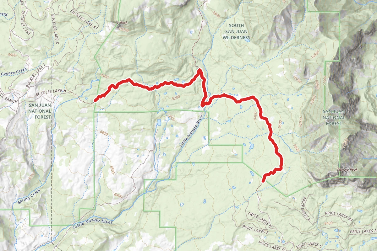 Navajo Peak Trail