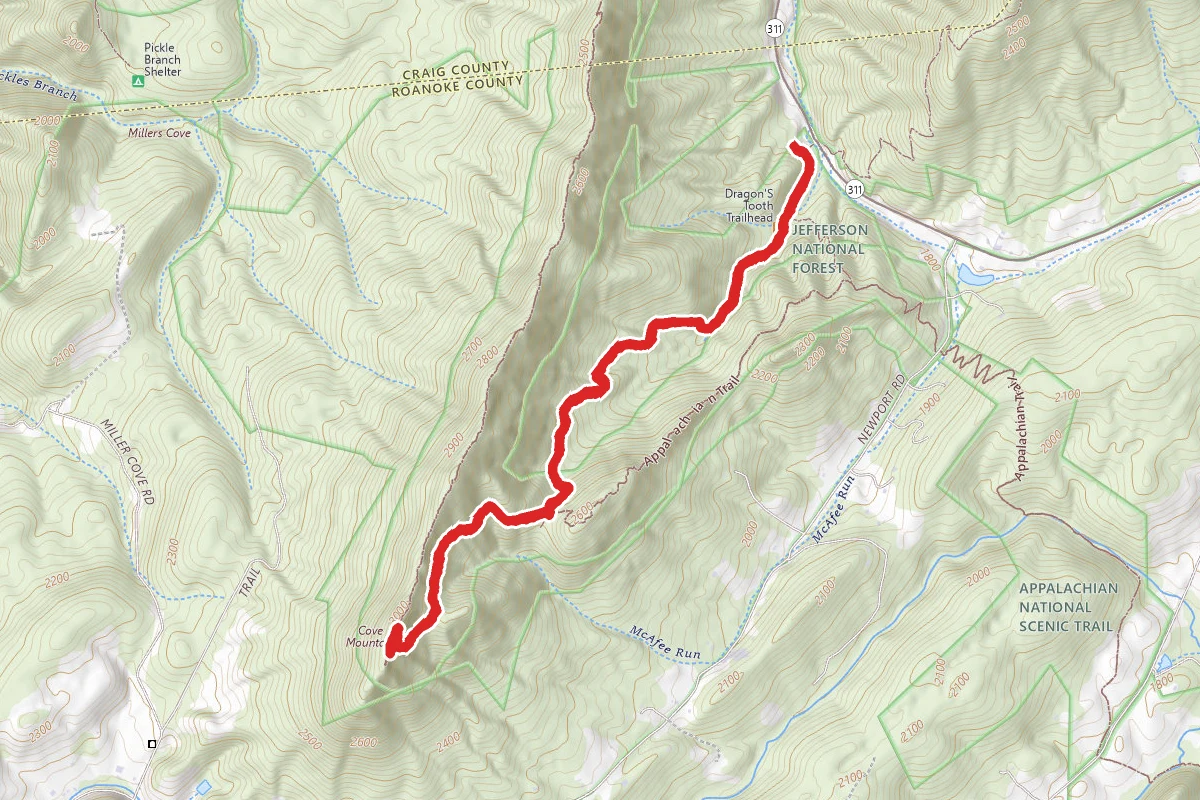 Dragon's Tooth Trail