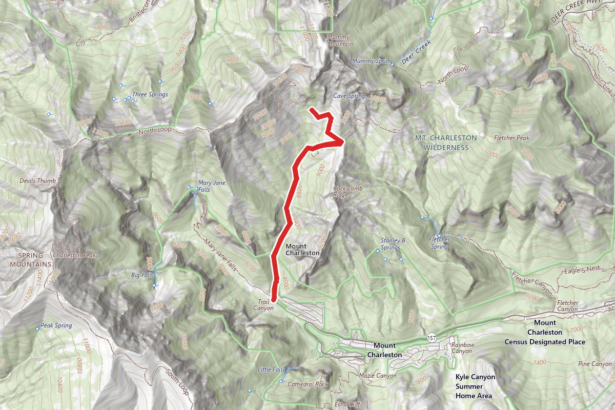 Cave Spring via Trail Canyon