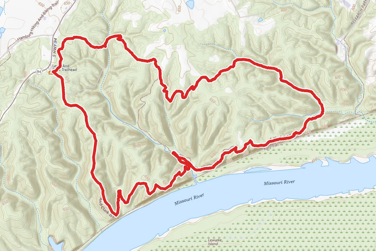 Lewis and Clark Trail and Lewis Trail Loop