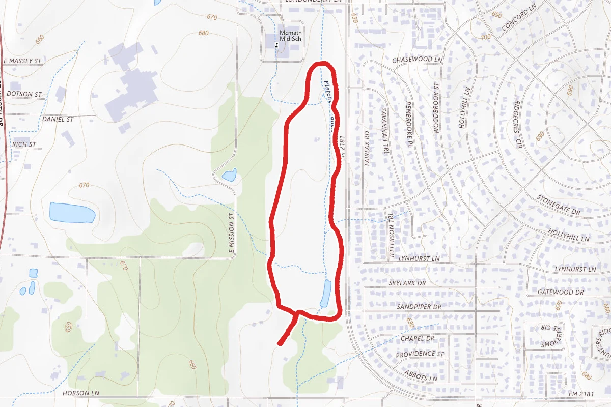 South Lakes Park Trail